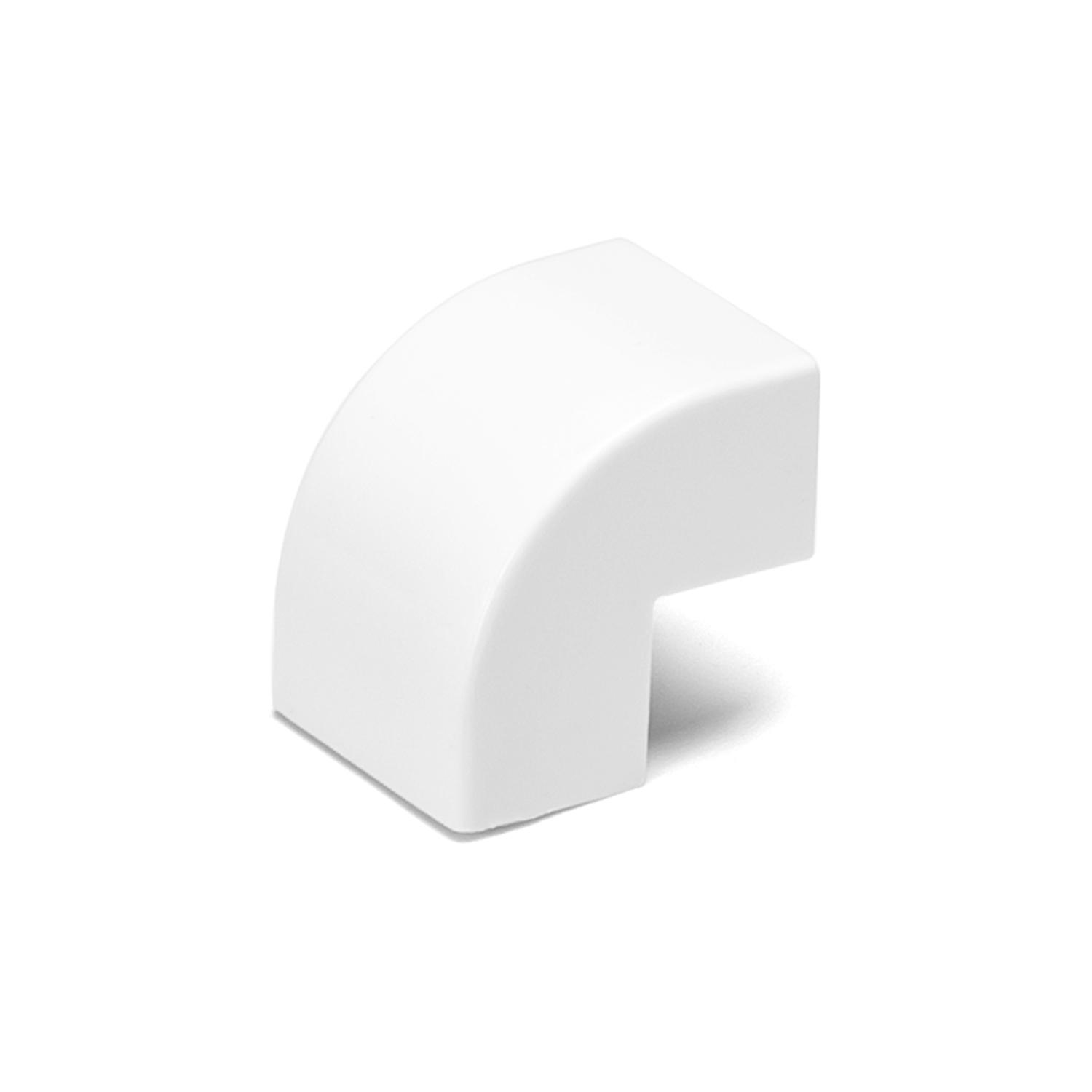 PVC Square Trunking External Bend White 15*10mm 4pcs