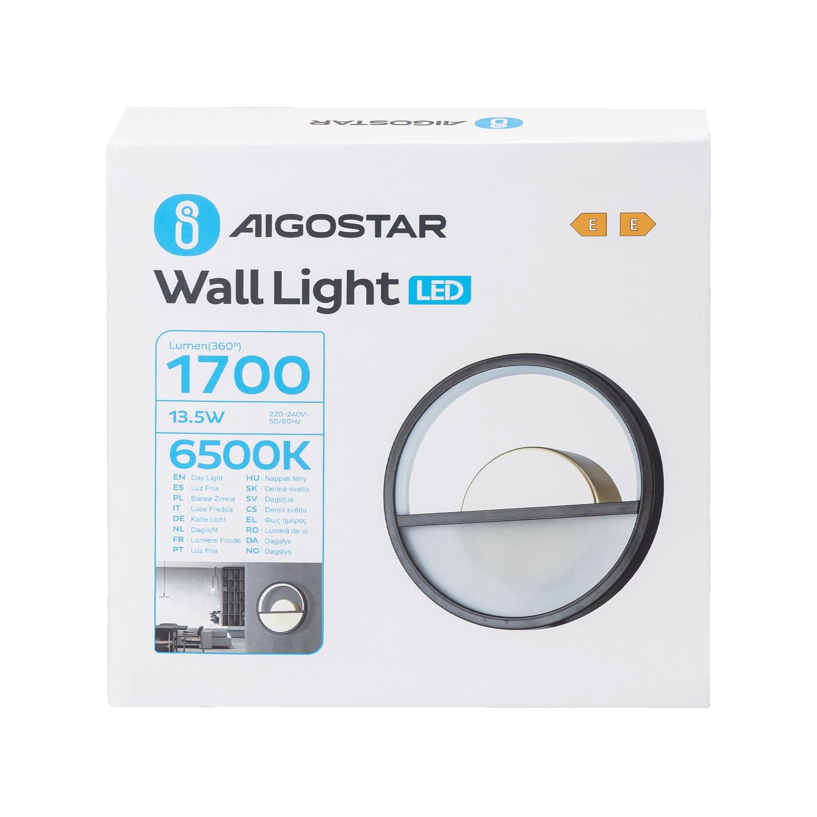 Aluminum wall light 13.5W 6500K