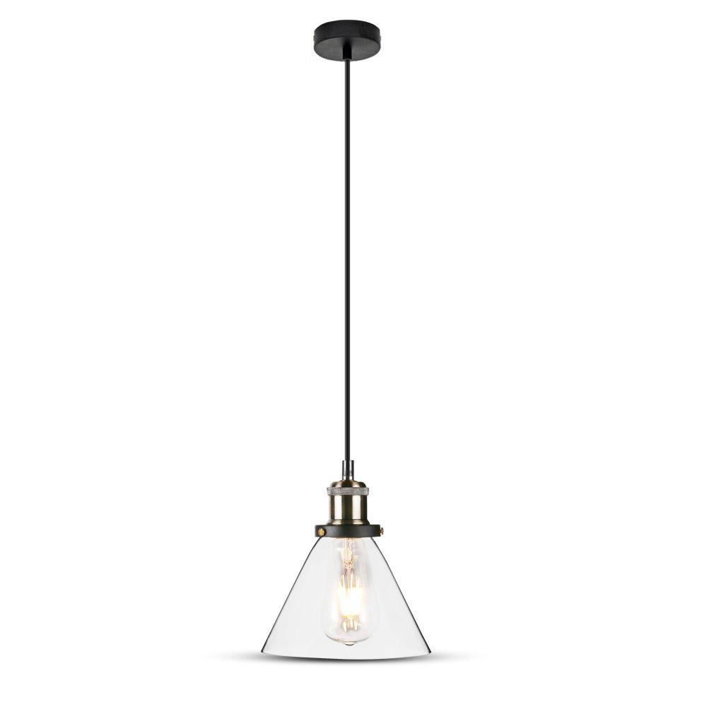 VT-7185 E27 GLASS PENDANT LIGHT-TRANSPARENT