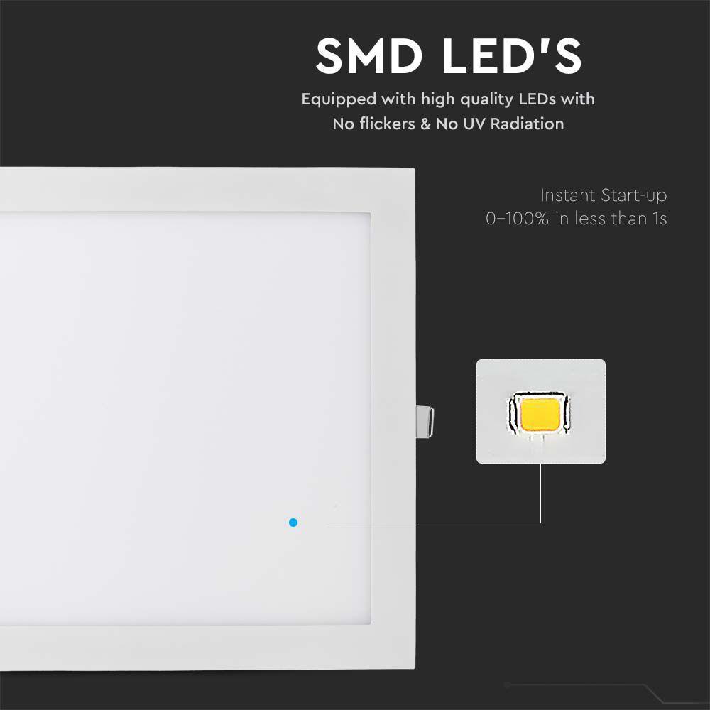 VT-3107 36W LED PANEL LIGHT 4000K SQUARE