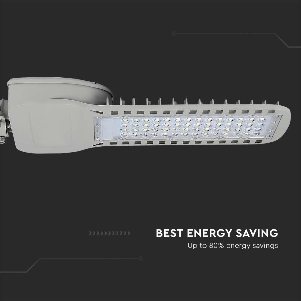 100W Lampa uliczna LED Slim, Chip SAMSUNG, Barwa:6500K, Wydajność: 135lm/w, VTAC, SKU 21961