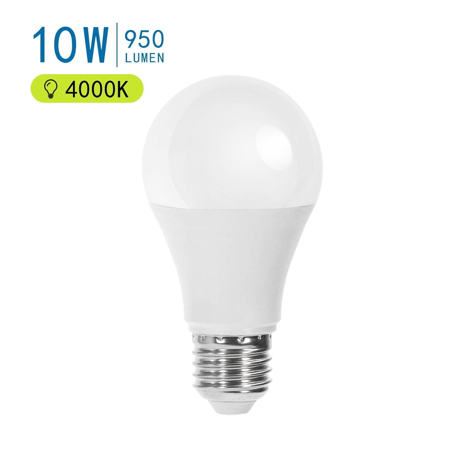 LED A60 E27 10W 4000k (10W,E27,4000K)