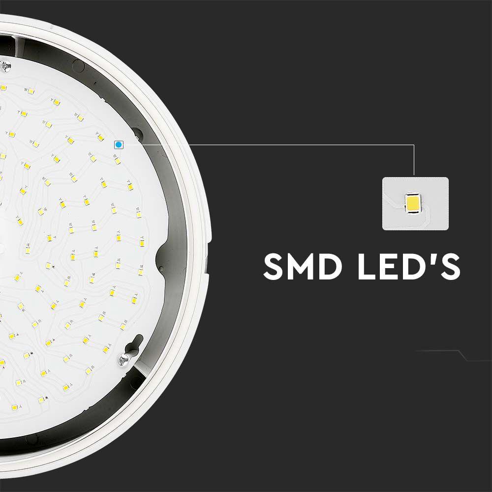 VT-15 15W FULL ROUND DOME LIGHT SAMSUNG CHIP 6400K IP65