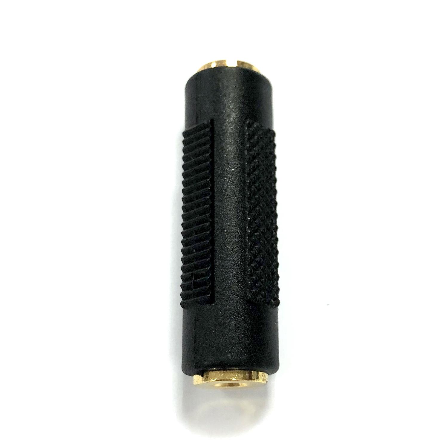 Audio/Video Connector 3.5 Female to 3.5 Male Black