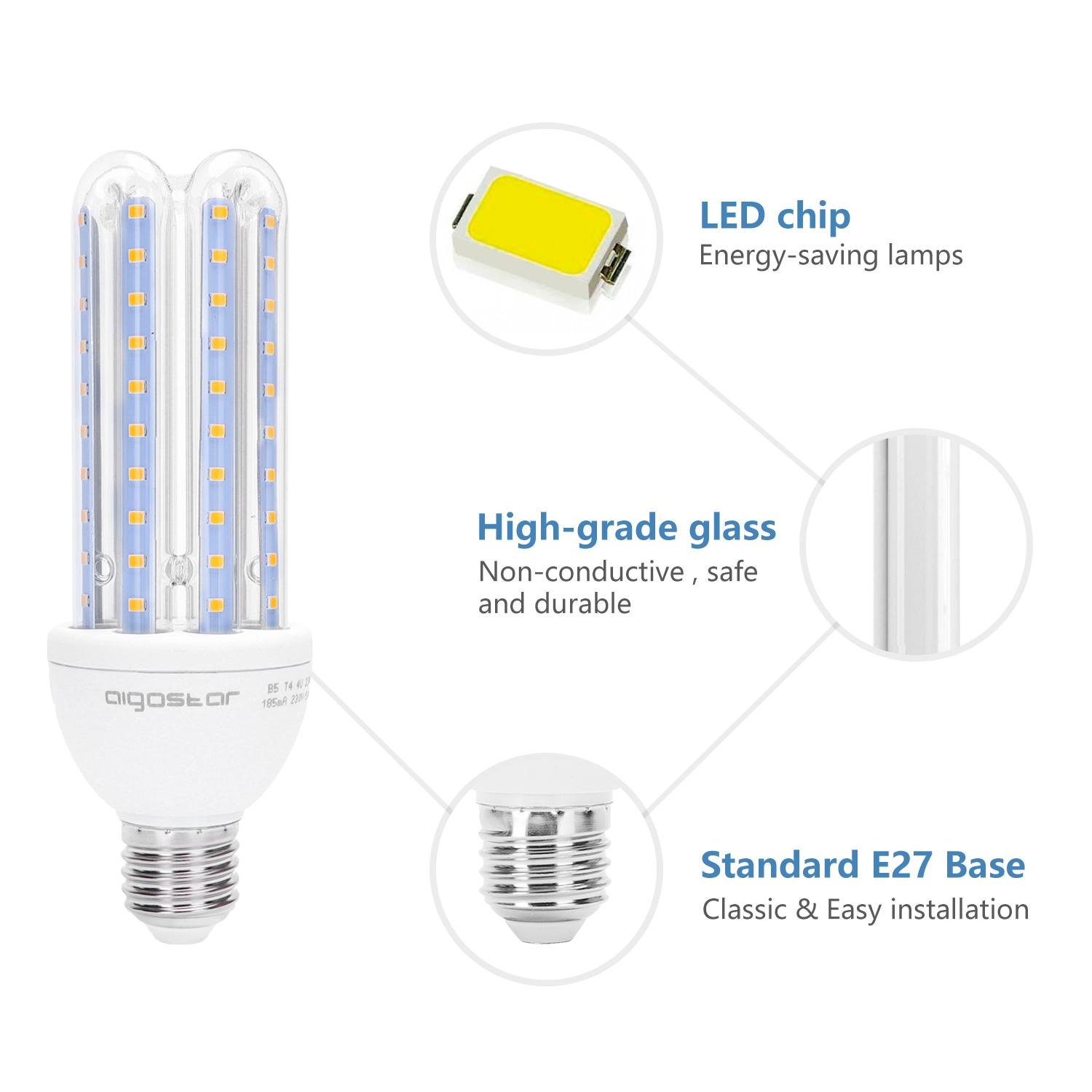 Żarówka LED W Kształcie U 4U E27 23W(23W,E27,3000K)