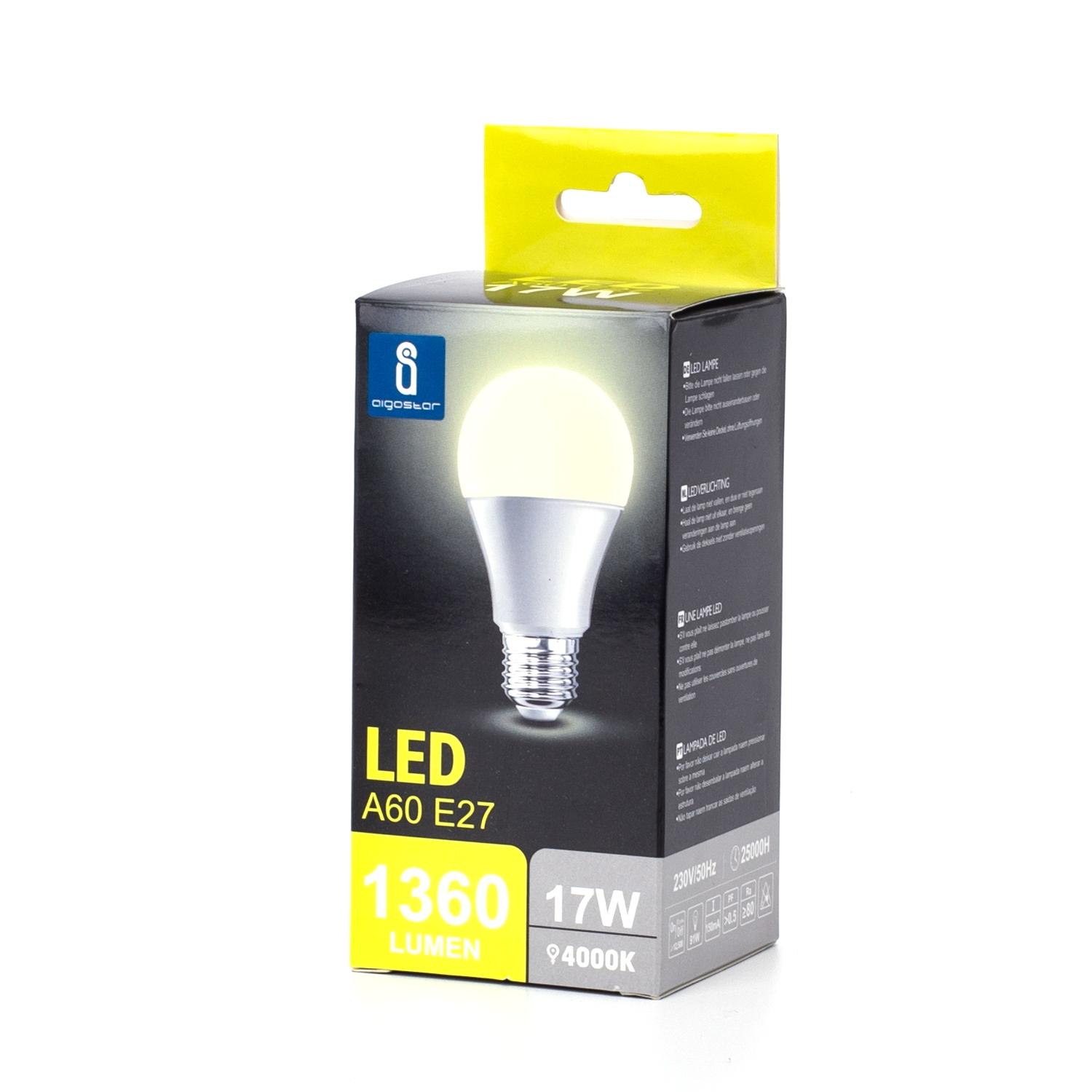 LED A60 E27 17W(17W,E27,4000K)