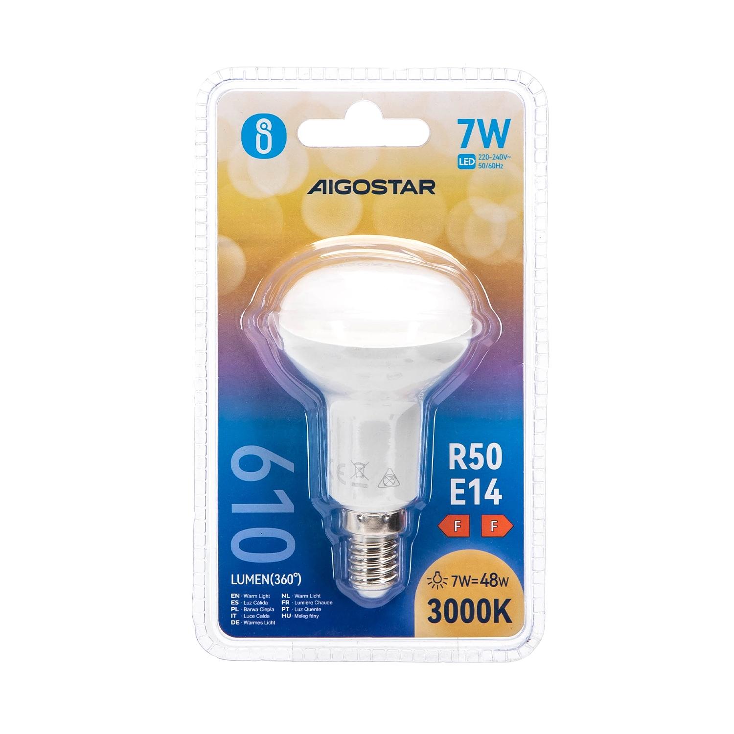 LED R50 E14 7W