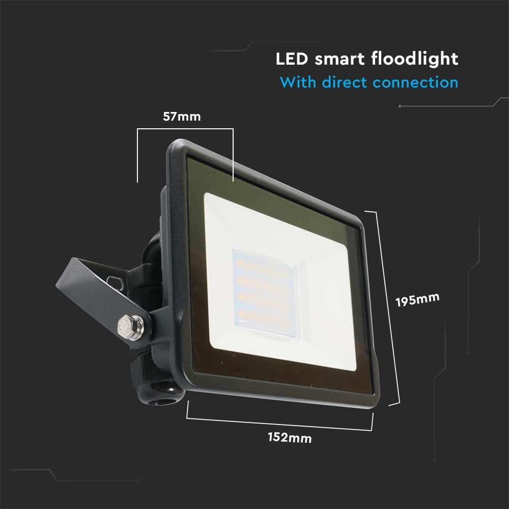 VT-5185 50W LED FLOODLIGHT COMPATIBLE WITH AMAZON ALEXA & GOOGLE HOME RGB+WW+CW