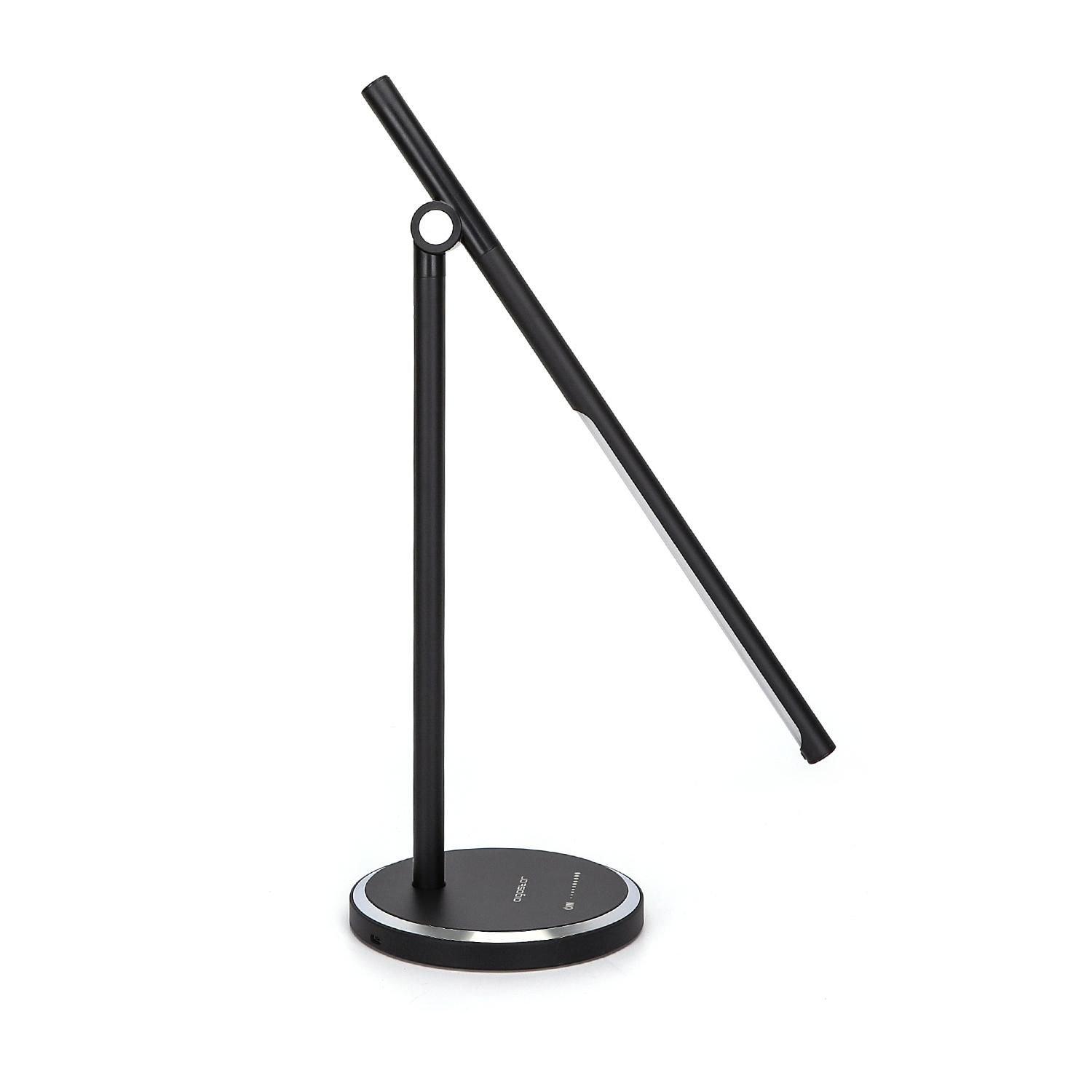 LED Foldable Table Lamp Black 8W 3000-6000K