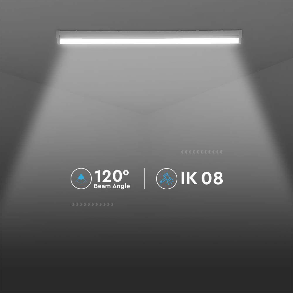 60W Belka oświetleniowa LED 180cm, Moduł awaryjny z sensorem, Chip SAMSUNG, Barwa:3w1, Skuteczność 140lm/W, VTAC, SKU 7022