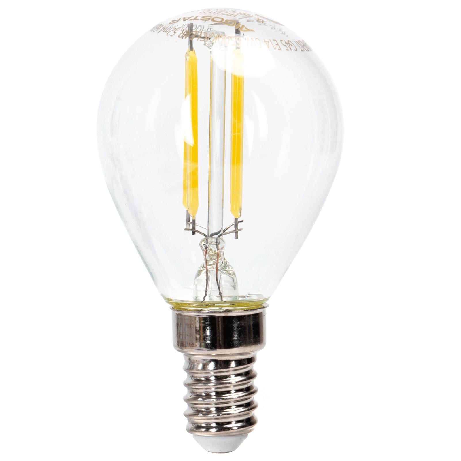 Żarówka LED Filament (Przezroczysta) G45 E14 8W