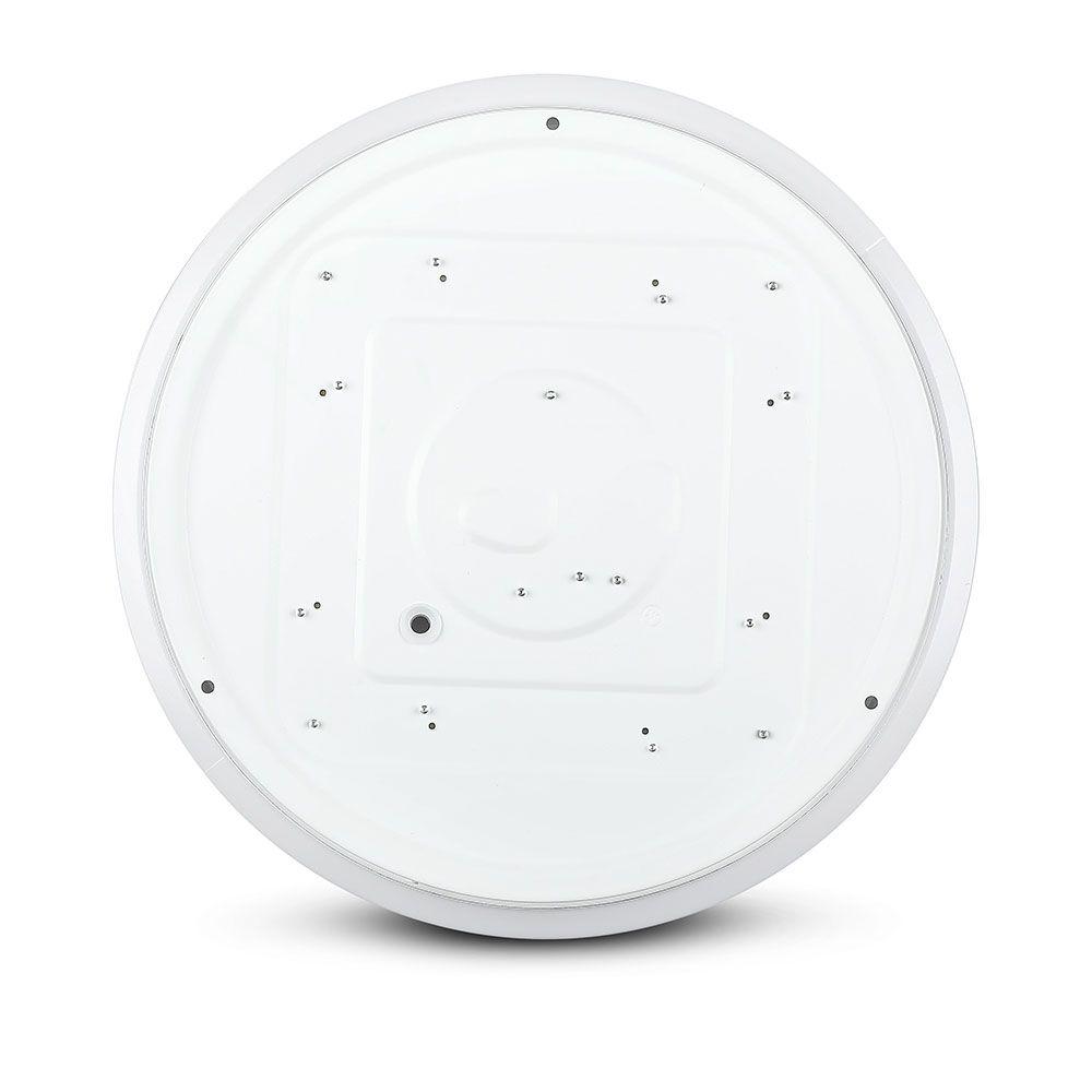 VT-8436 36W LED DOME LIGHT-450MM WITH MILKY COVER CCT:3IN1-ROUND