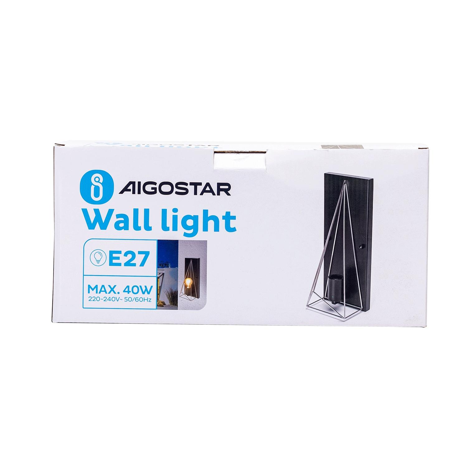 Metal wall light white (without light source) E27