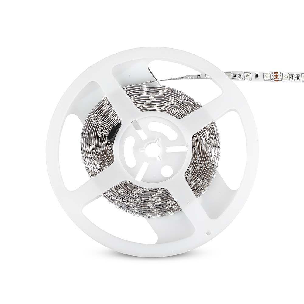 VT-5050 60 11W LED STRIP LIGHT YELLOW IP20 (5M/ROLL)(PRICE PER M)