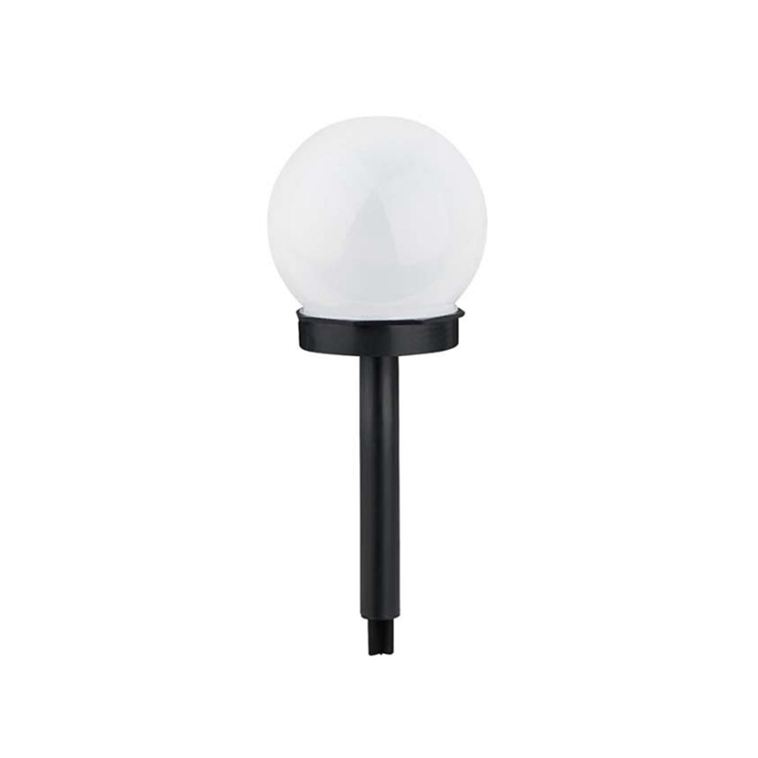 LED Solar Atmosphere Lawn Light Plastic Spherical 6500K