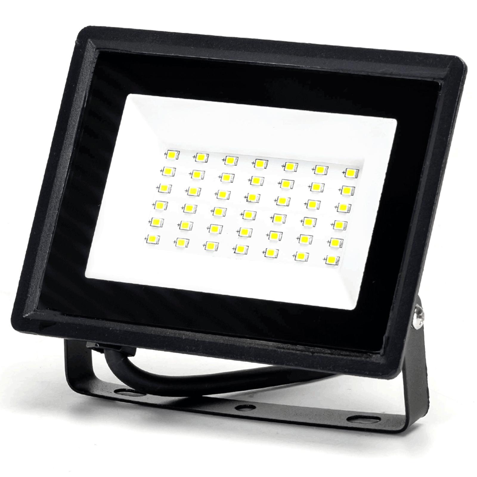 LED Floodlight Black 30W (Die-casting)