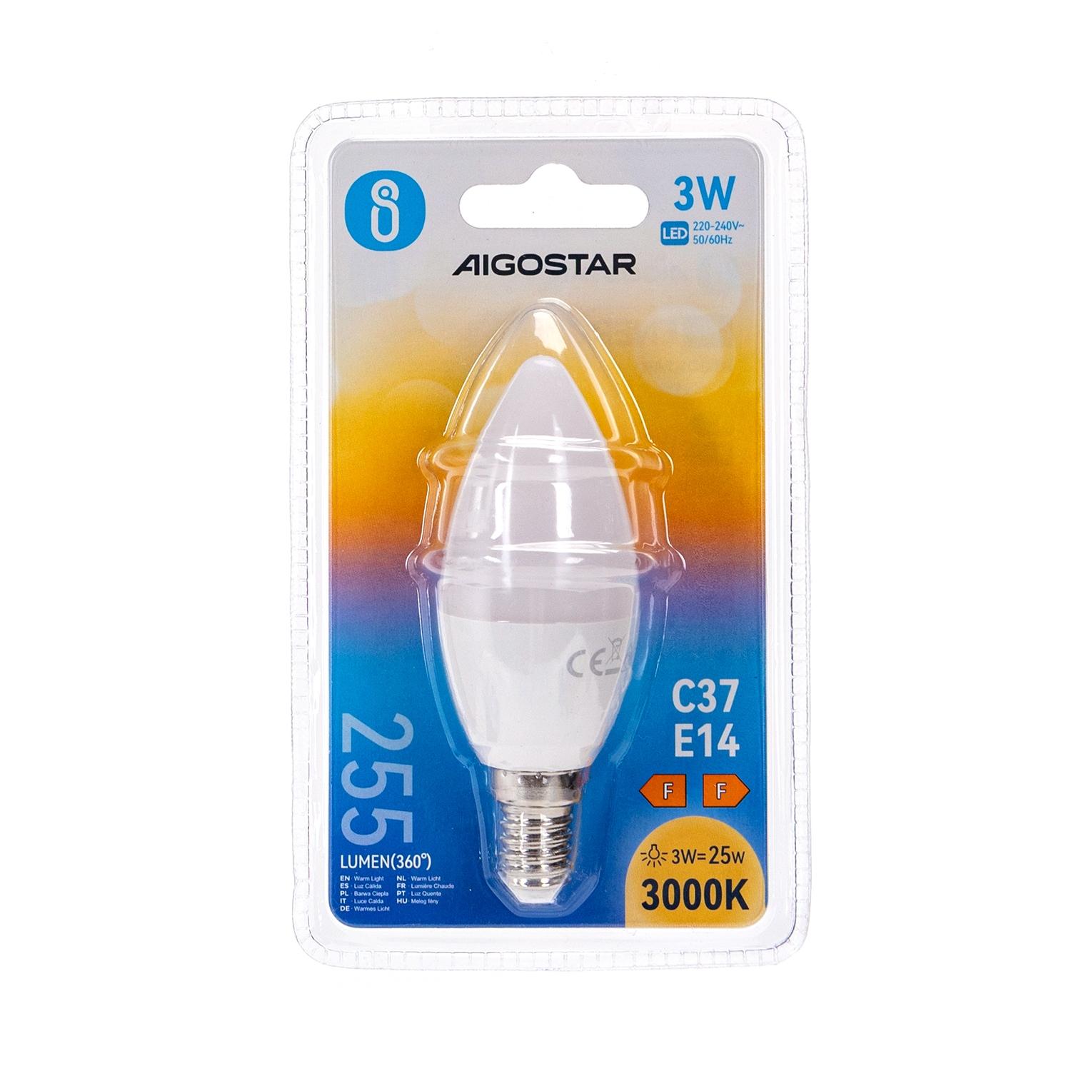 LED C37 E14 3W