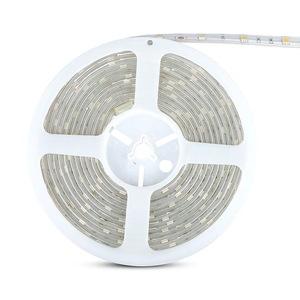 4.8W Taśma LED, Barwa:6000K, IP65, Rolka:5m, VTAC, SKU 2144