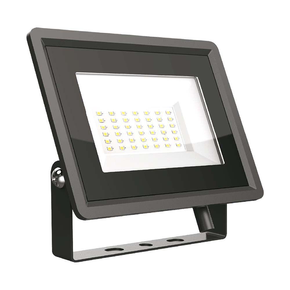 30W Naświetlacz LED, Seria: F-Class, Barwa:4000K, Obudowa: Czarna, VTAC, SKU 6744