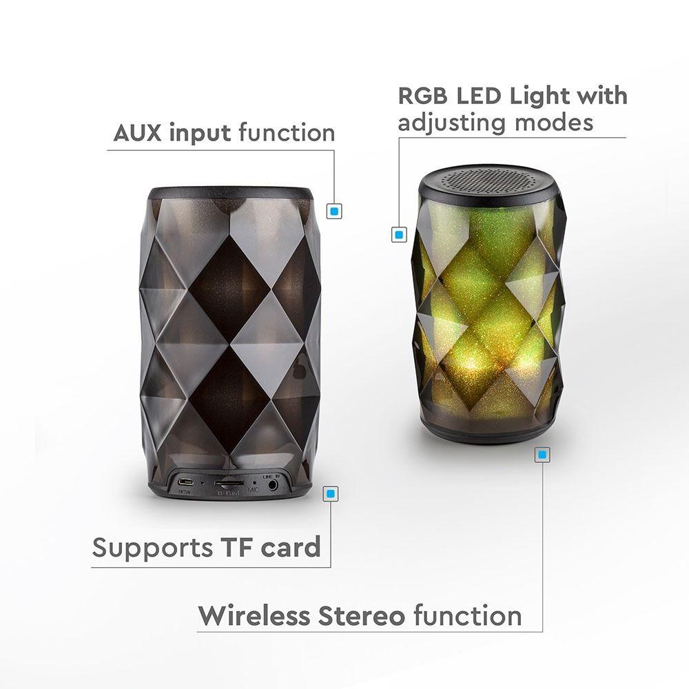 VT-6211 PORTABLE BLUETOOTH SPEAKER TWS FUNCTION-1200mah BATTERY