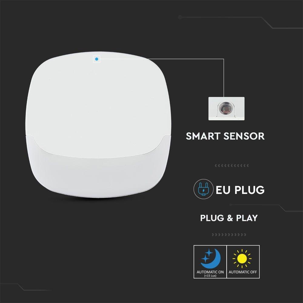 VT-82 0.45W LED NIGHT LIGHT(EU PLUG) SAMSUNG CHIP 3000K SQUARE