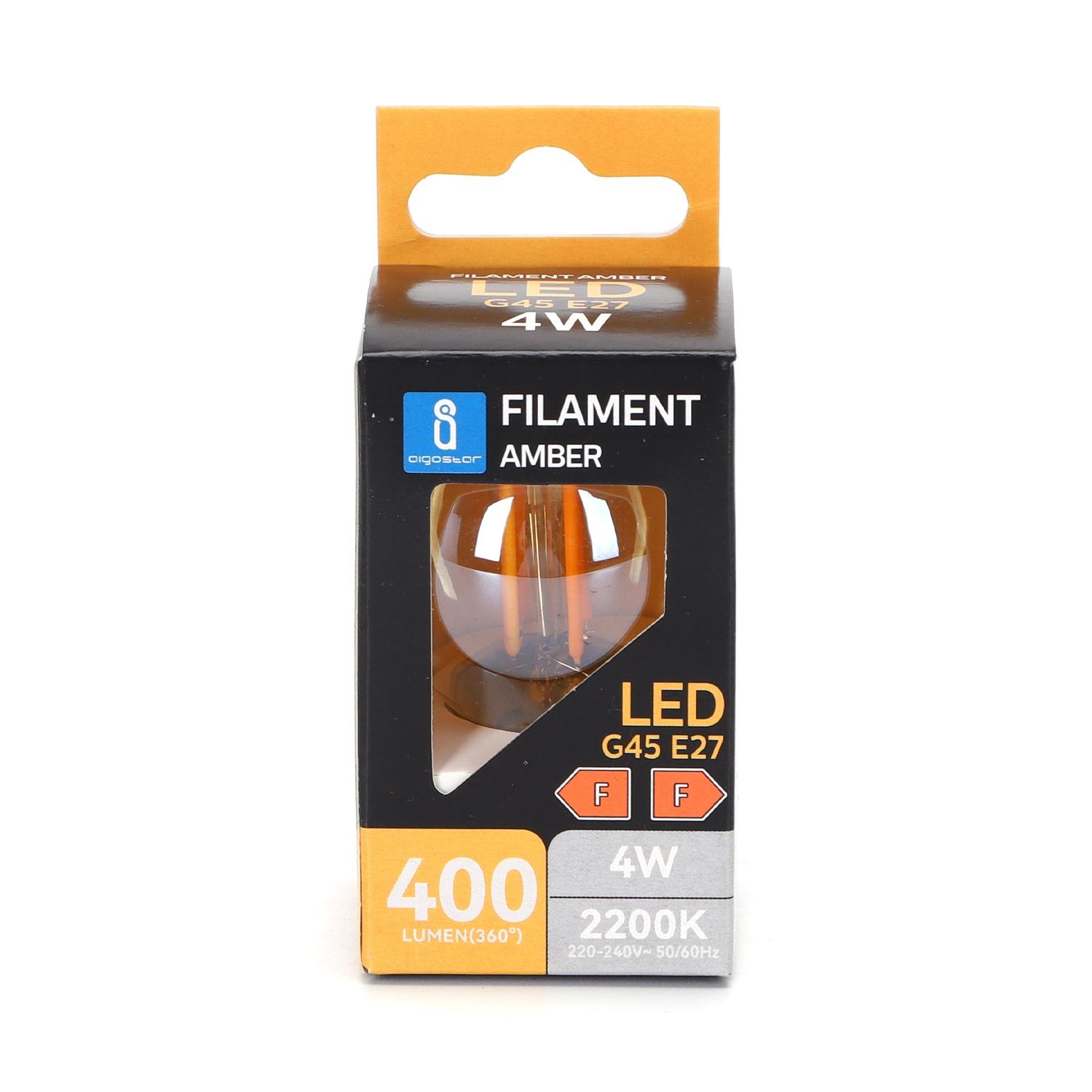 LED filament lamp G45