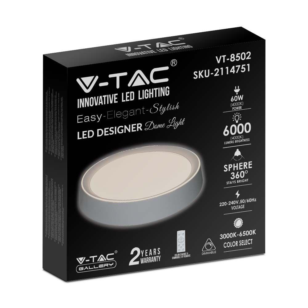 30W/60W/30W Decorative LED plafond, Colour: 3in1 , Dimmable, VTAC, SKU 2114751