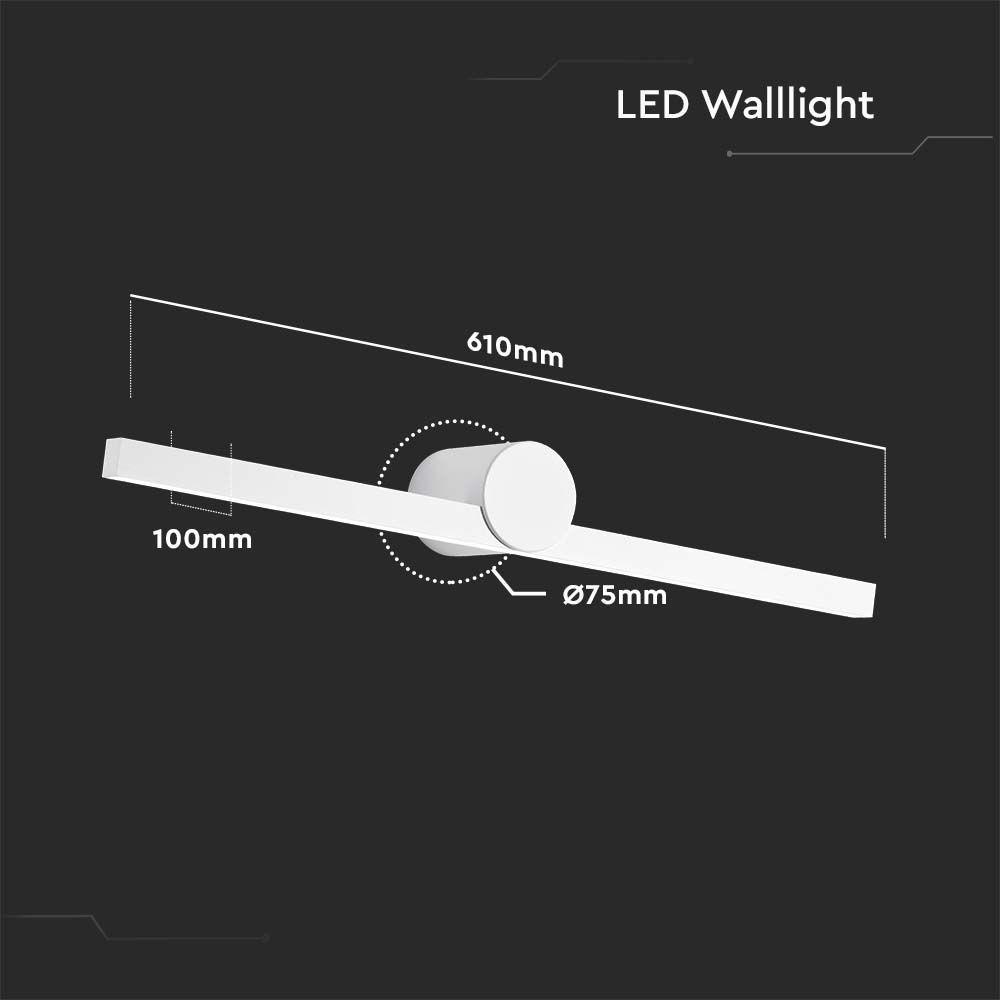 VT-7022 LED 10W MIRROR LIGHT 4000K WHITE BODY