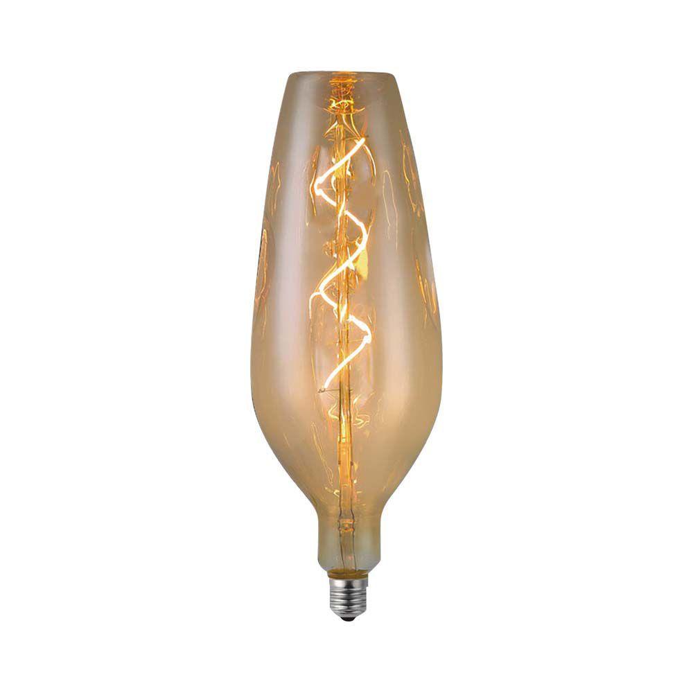 VT-2272 4W B125 SPIRAL FILAMENT BULB 2700K AMBER GLASS