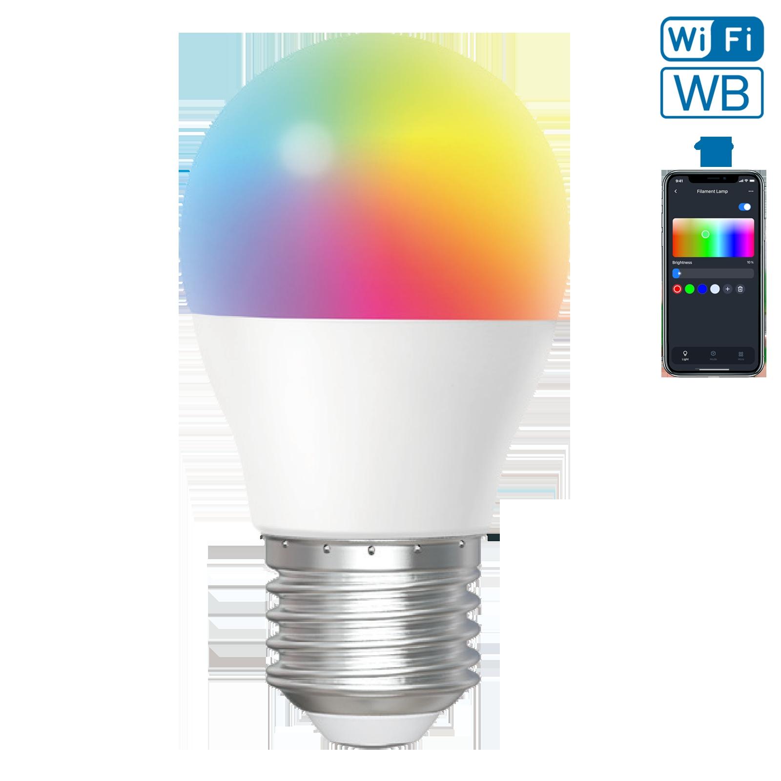 Inteligentna żarówka LED WB G45 E27 Wi-Fi 6,5W