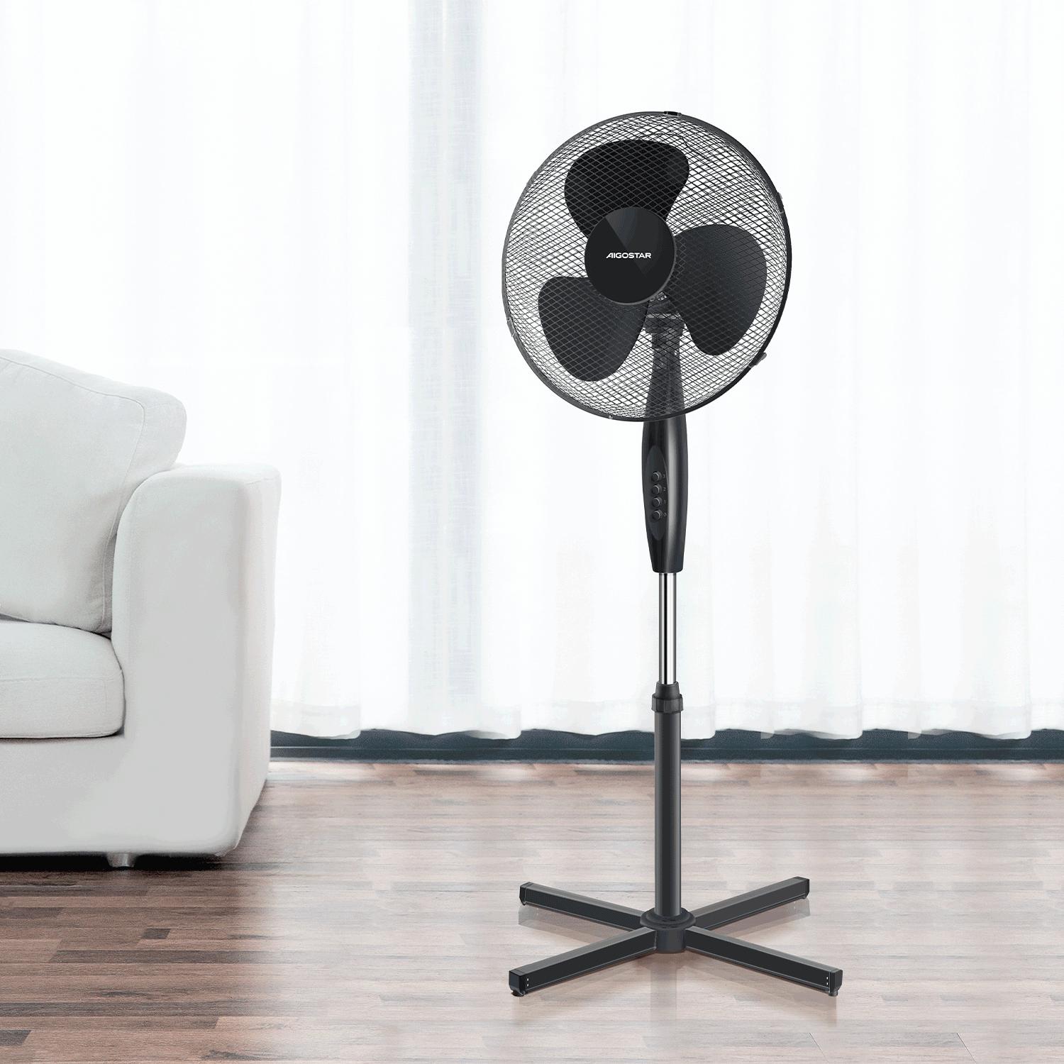 16-inch 3-blade mechanical stand fan