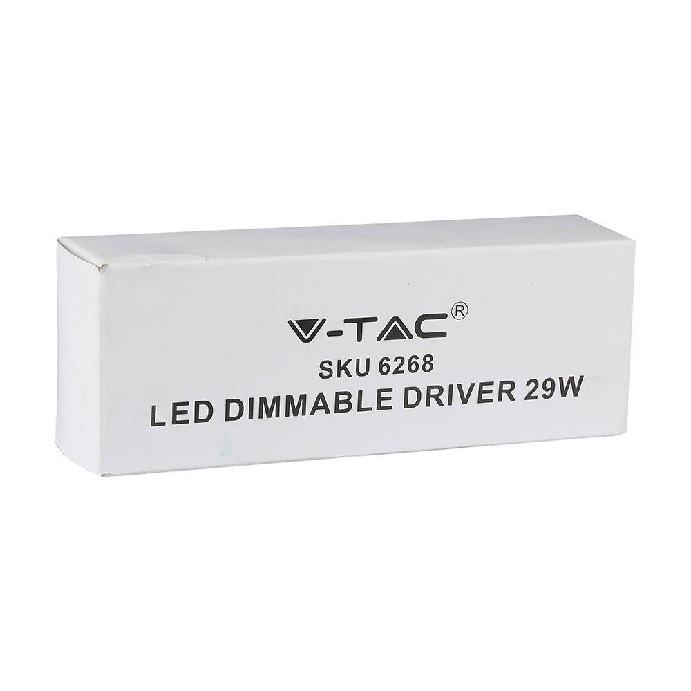 29W Zasilacz do Paneli LED, Ściemniany, 800mA, VTAC, SKU 6268