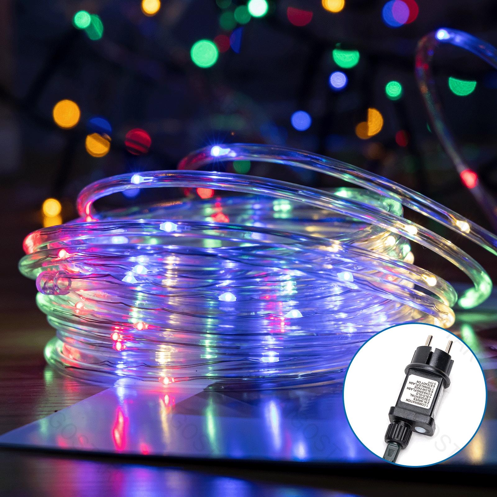 Low voltage -Φ5mm tube string lights, RGBY, 20m