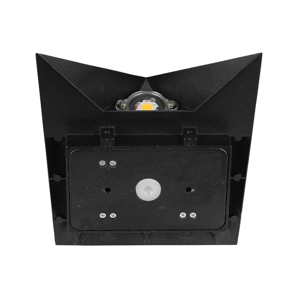 5W Lampa ścienna LED, Barwa:4000K, Obudowa: Czarna, VTAC, SKU 218283