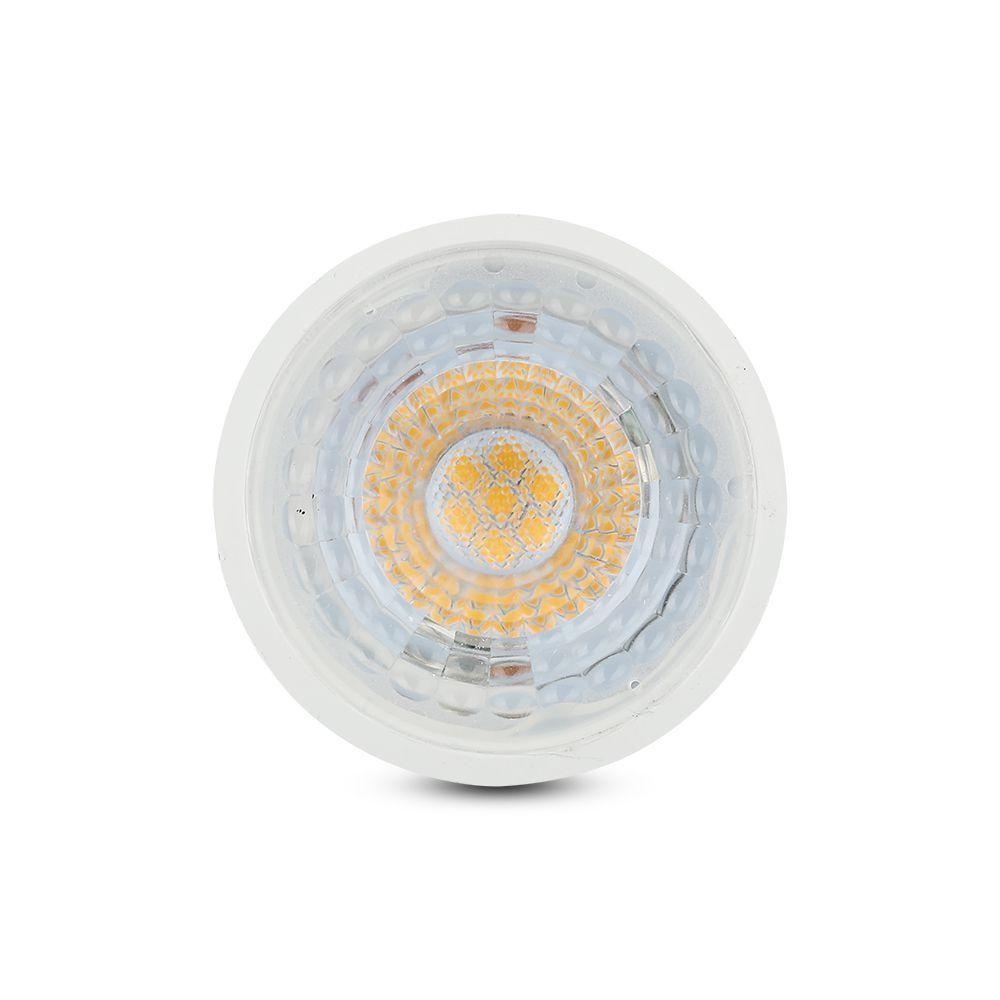 6W GU10 Żarówka LED, Chip SAMSUNG, Barwa:3000K, Kąt 38', Trzonek:GU10, VTAC, SKU 21189