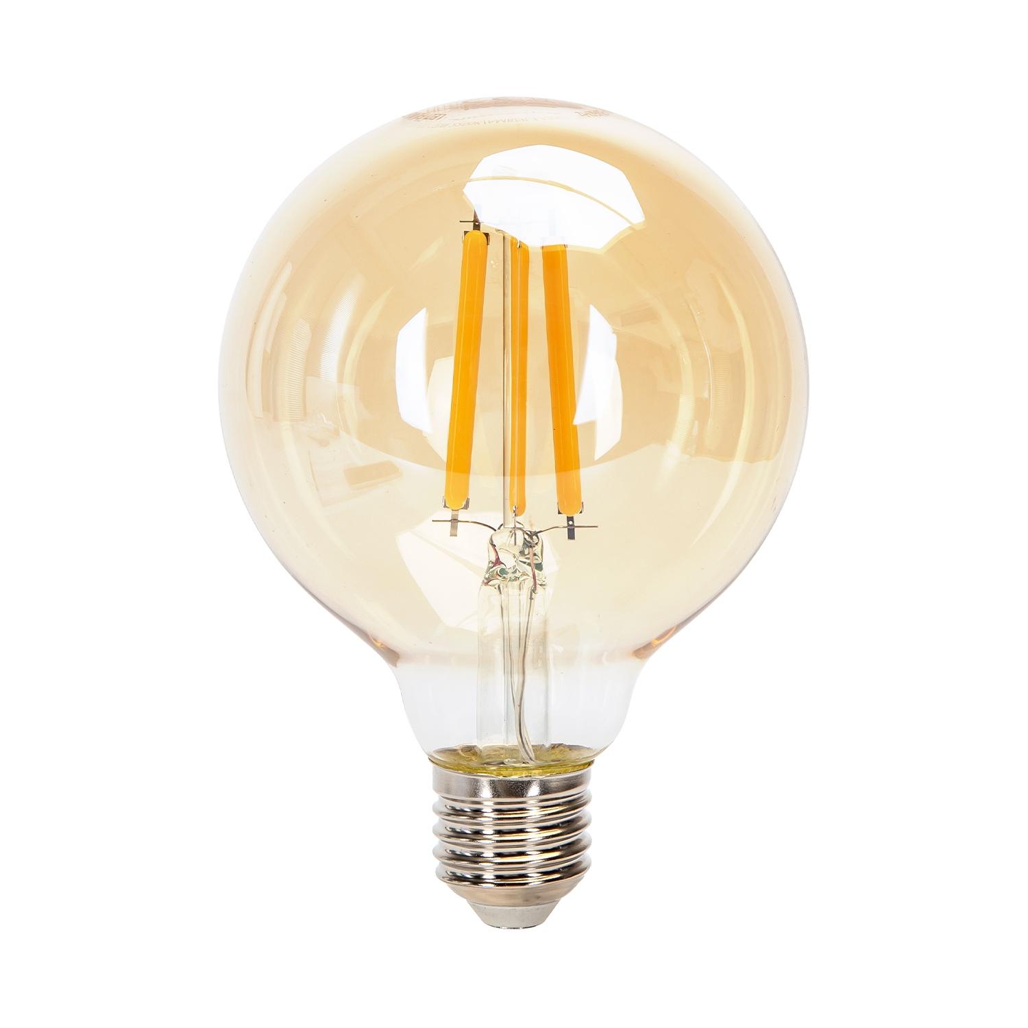 LED Filament Bulb (Amber) G95 E27 10W