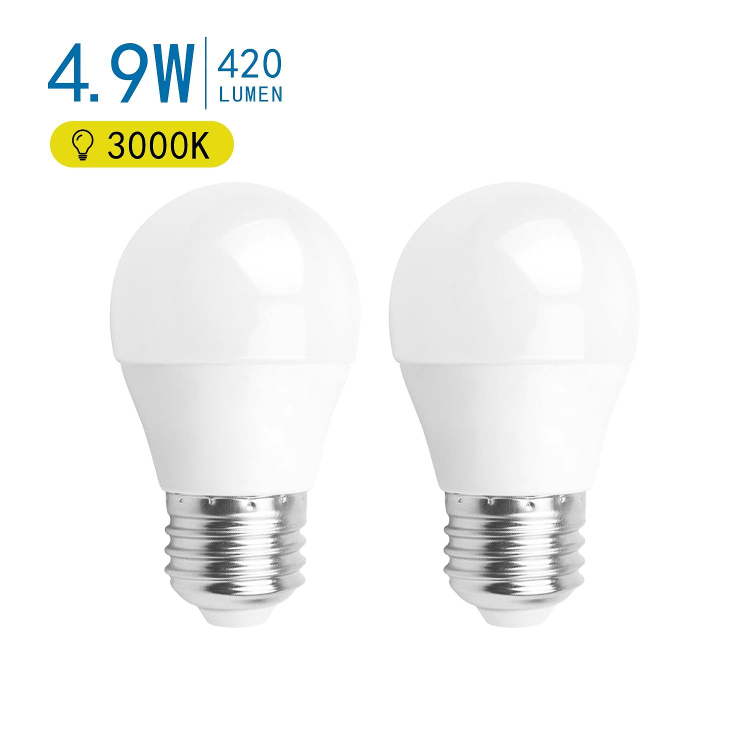 LED E27 4.9W G45 2pcs