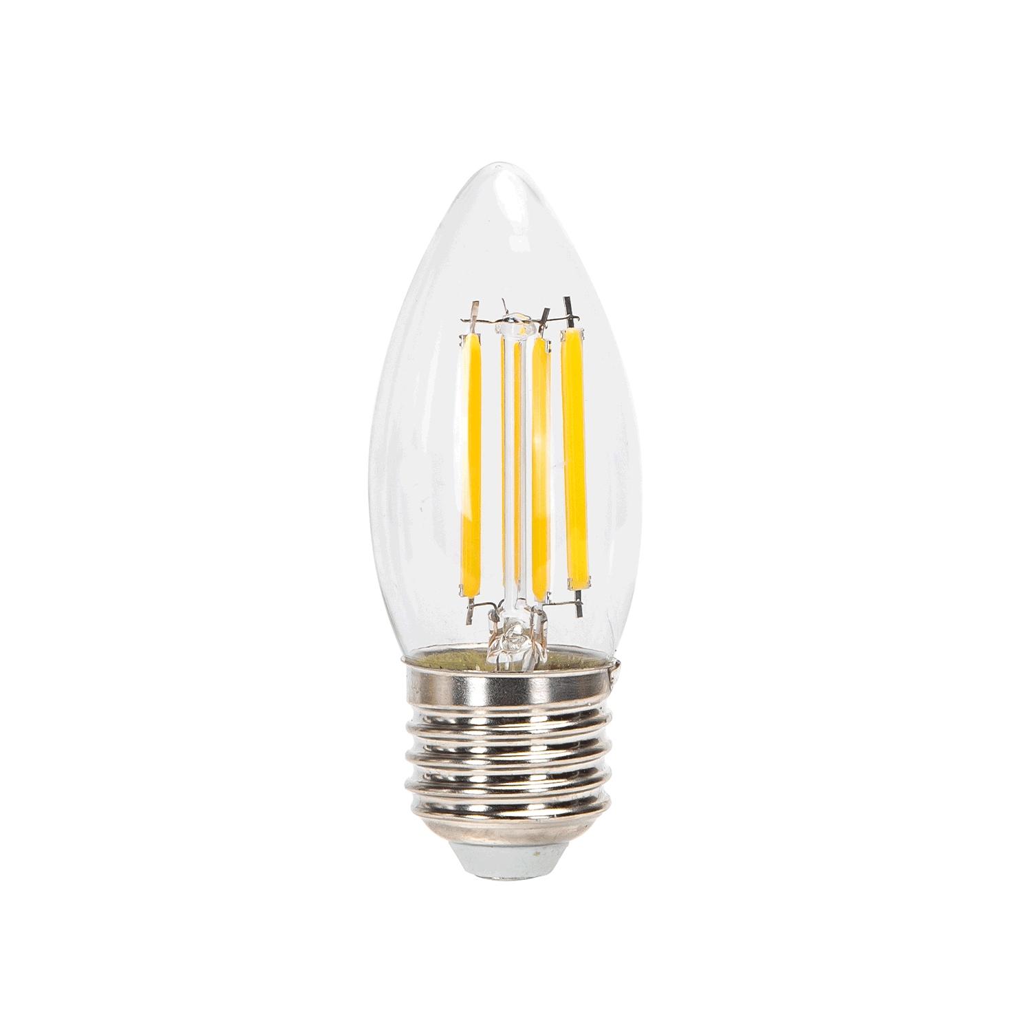 LED Filament Bulb (Clear) C35 E27 8W