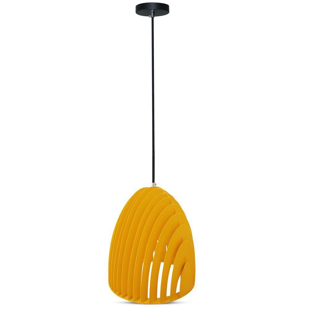 Lampa Wisząca, Żółty/ Średnica: 270, VTAC, SKU 3954