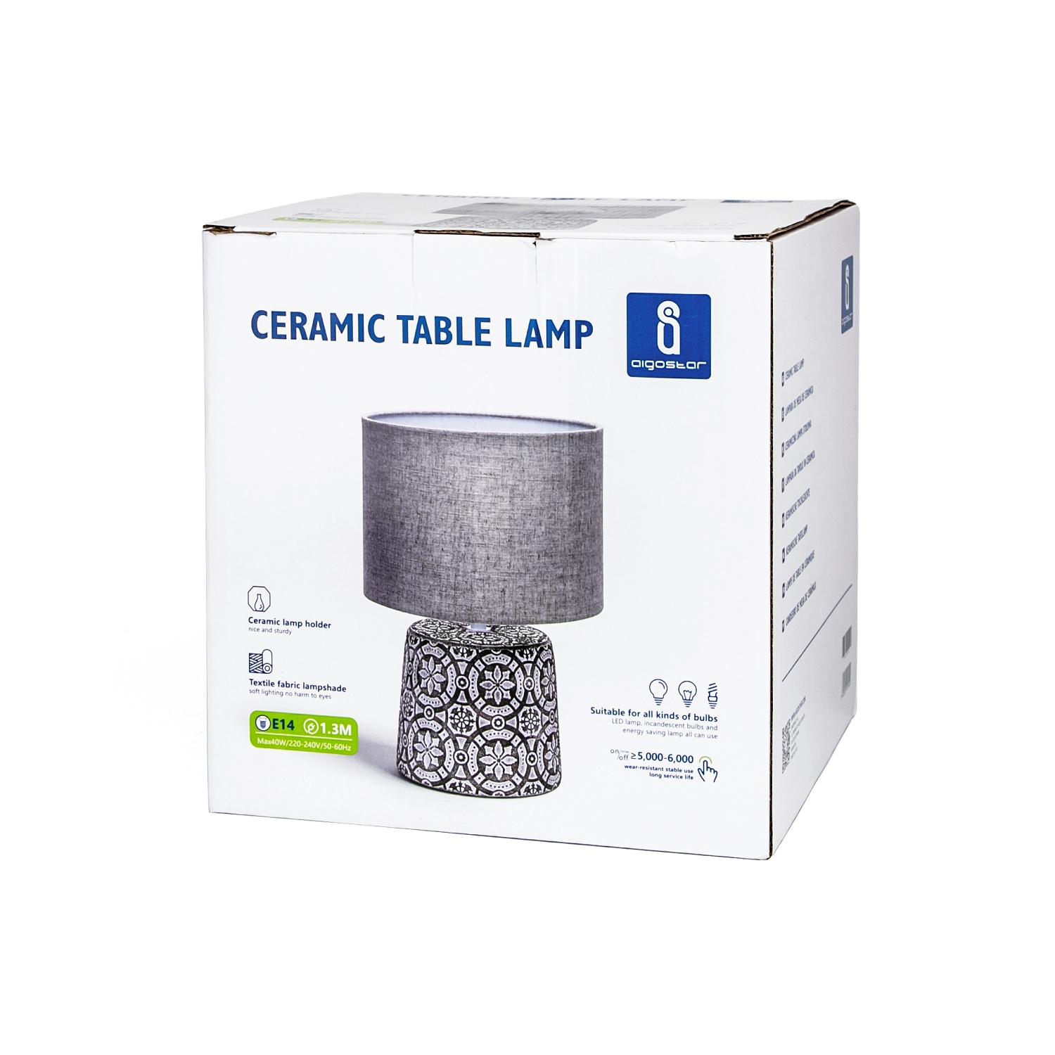 Ceramic Table Lamp (Without Light Source) E14