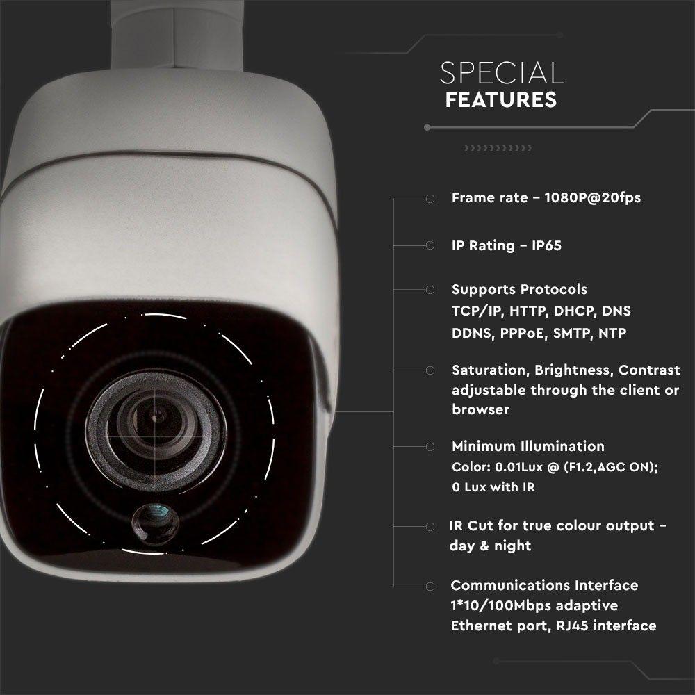 VT-5135 IP SECURITY CAMERA 1080P (INDOOR/OUTDOOR)-2.0MP-BULLET