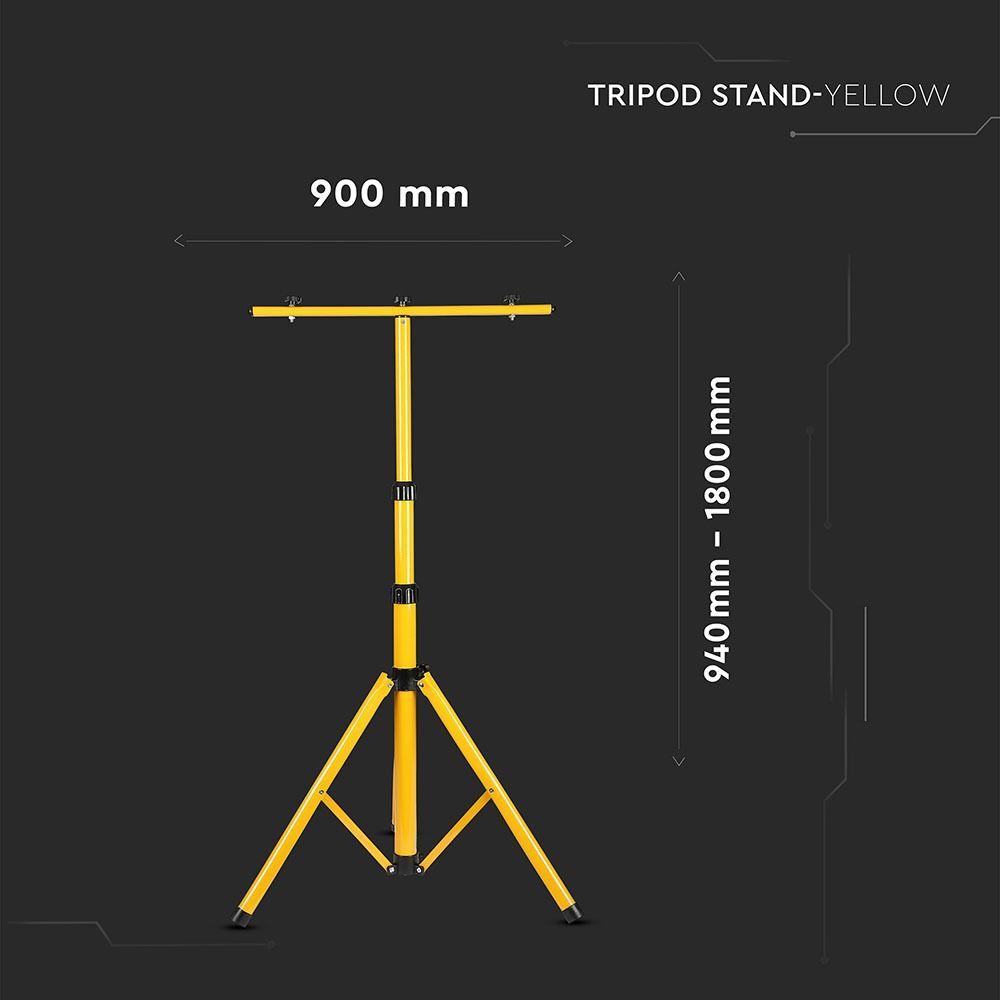 VT-41150 TRIPOD STAND FOR FLOOD LIGHT-YELLOW BODY