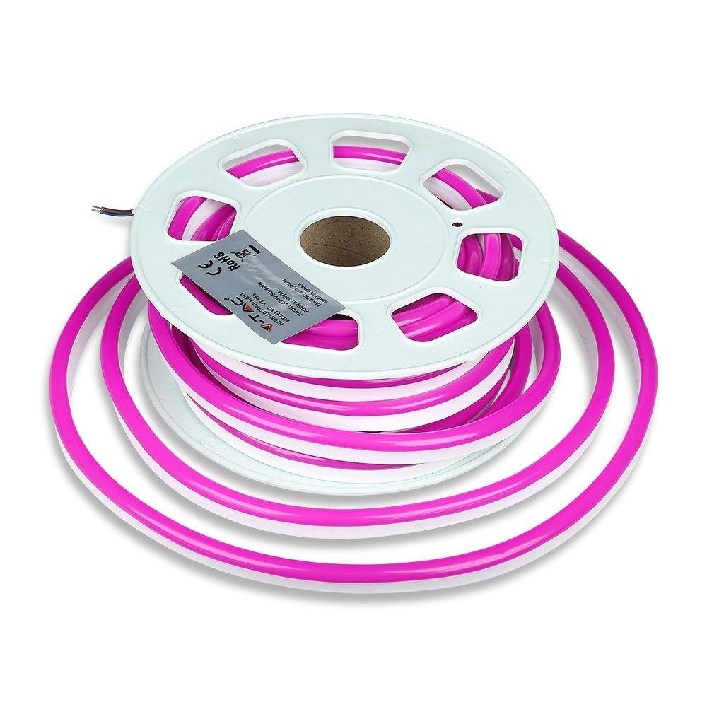 VT-555 8W/M NEON FLEX PINK 24V (10M/ROLL)(PRICE PER M)