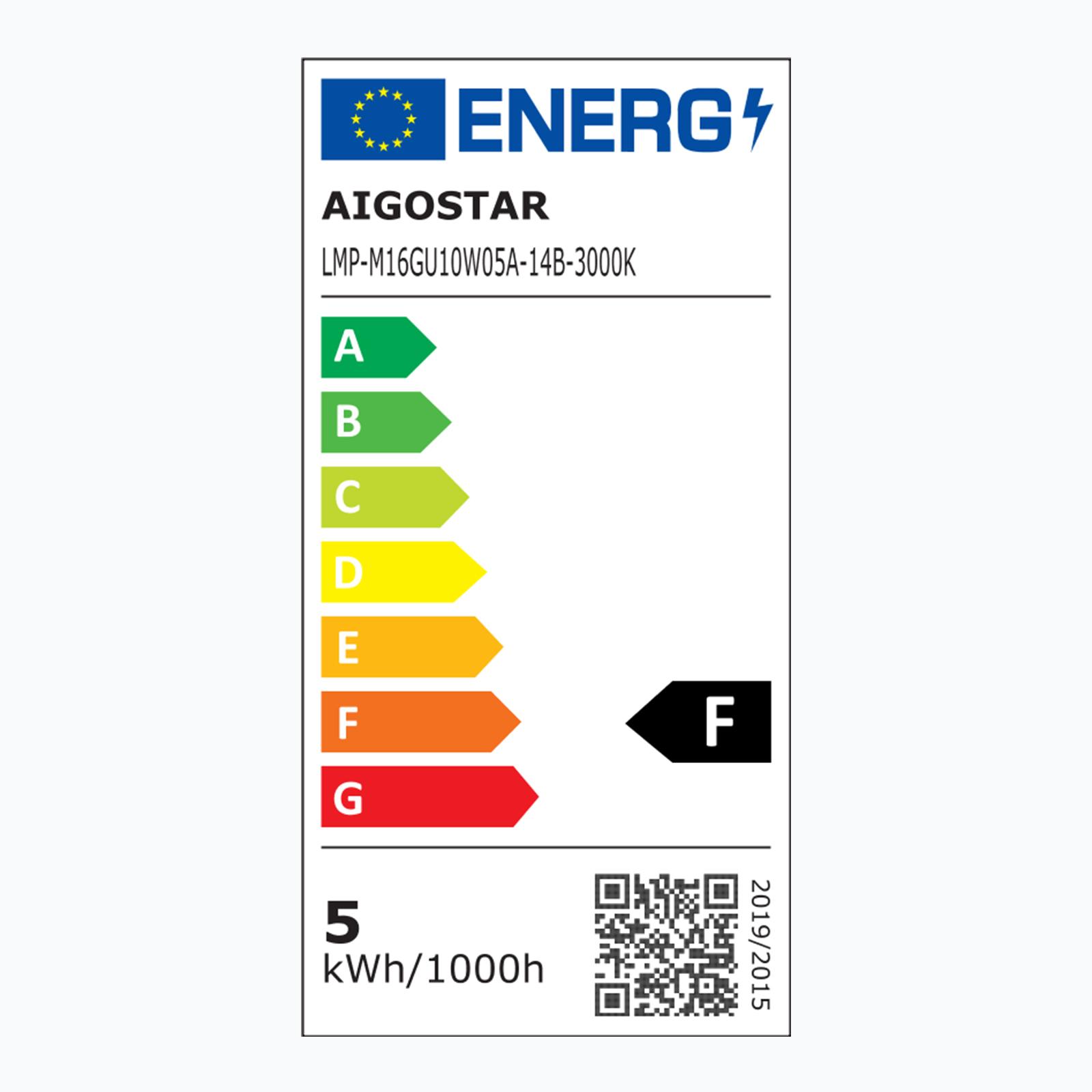 Reflektor LED o regulowanym kącie świecenia 4,5 W 3000 K (wycięcie: 65 mm) 3 szt.