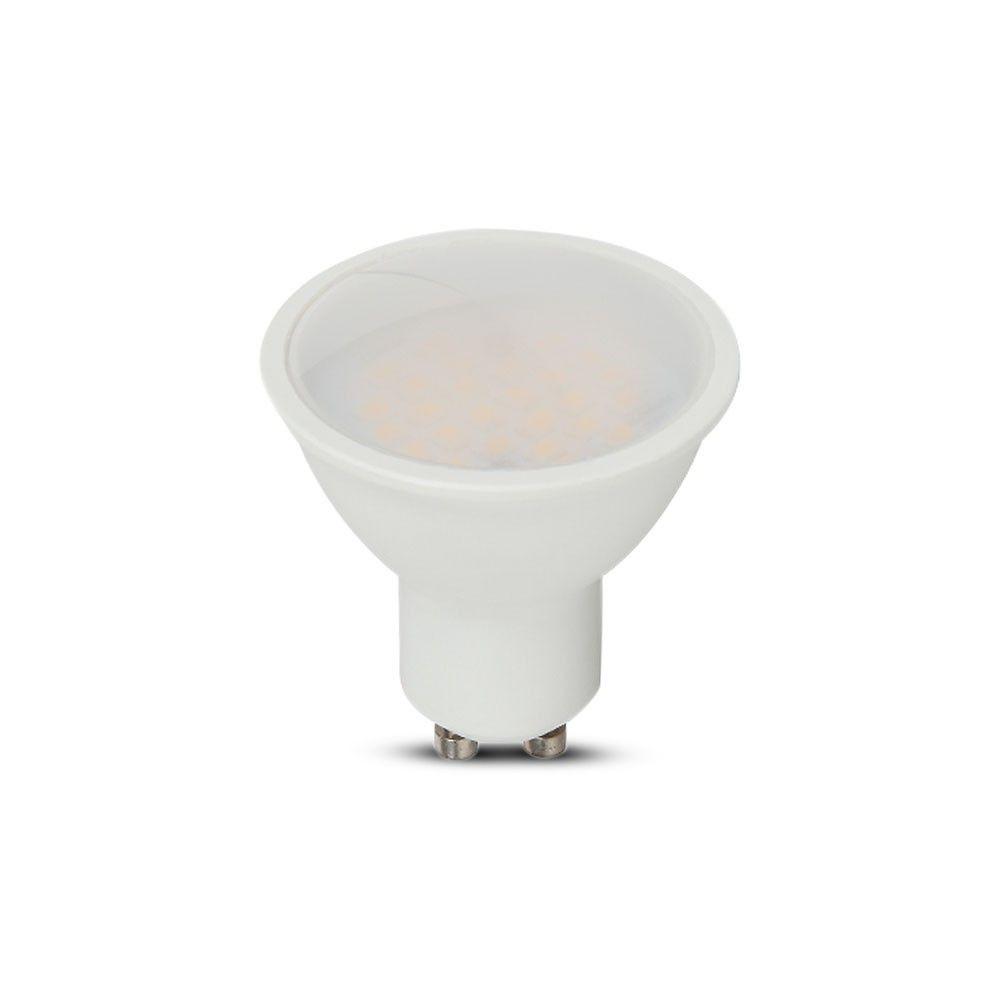 VT-271 10W GU10 LED PLASTIC SPOTLIGHT-MILKY COVER SAMSUNG CHIP 6400K