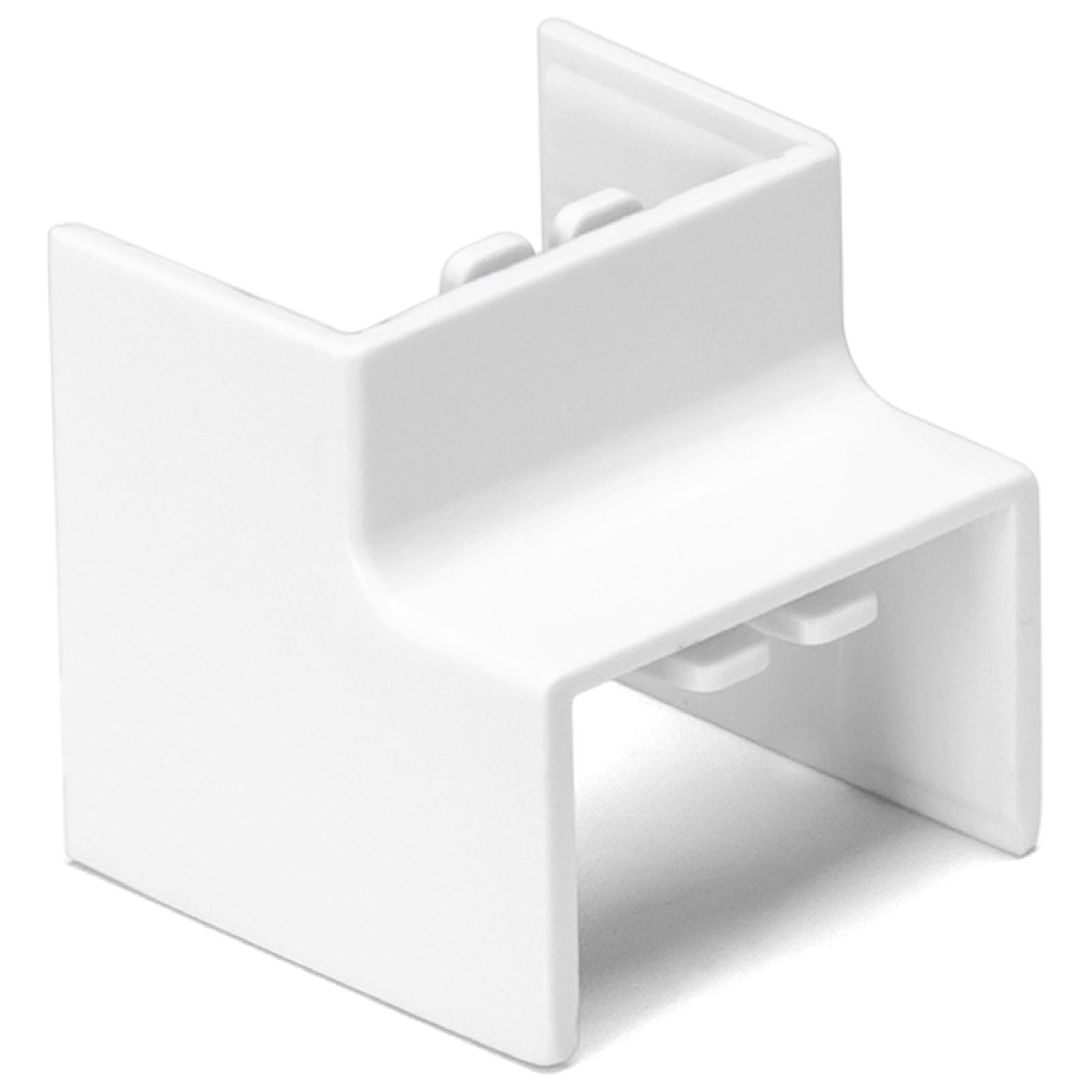 PVC Square Trunking Internal Bend White 25*16mm 4pcs