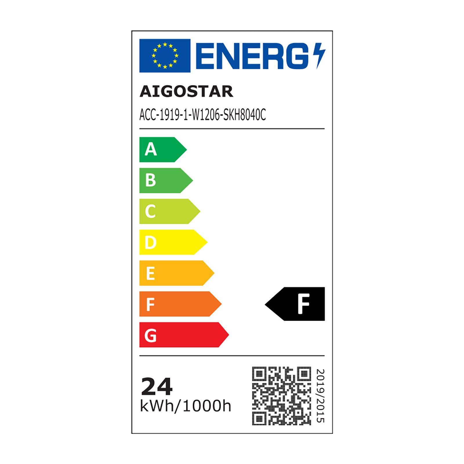 LED Dwuprzewodowe światło szynowe czarne 24W(24W,4000K)