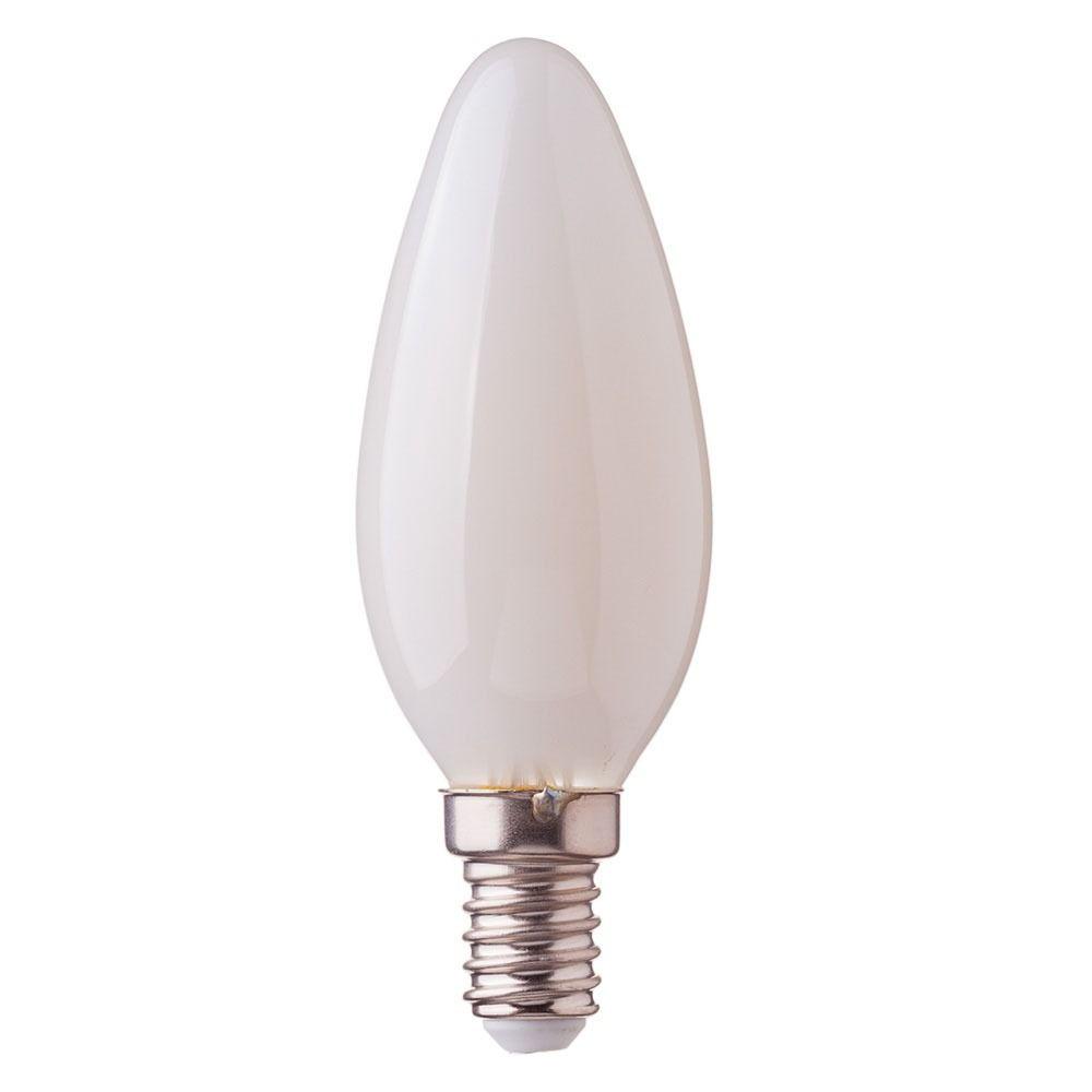 VT-1924 4W WHITE CANDLE CROSS FILAMENT BULB 6400K E14