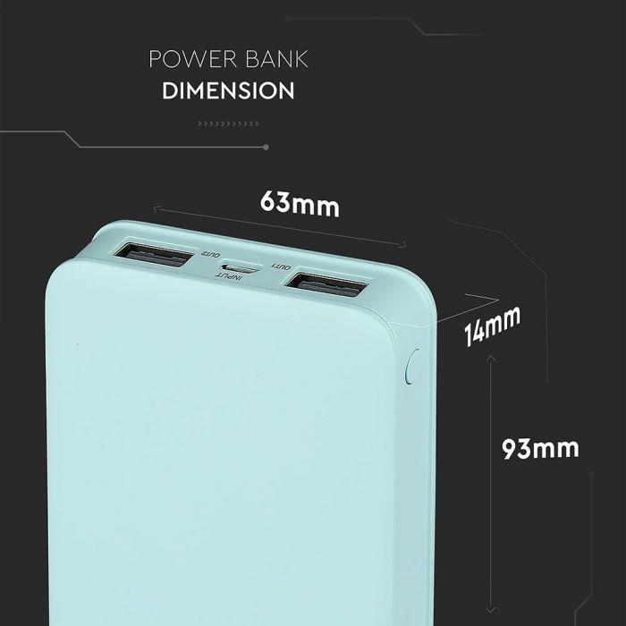 VT-3503 5000mah POWER BANK-BLUE