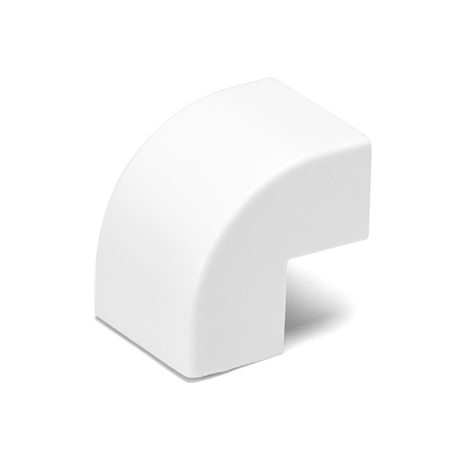 PVC Square Trunking External Bend White 16*16mm 4pcs